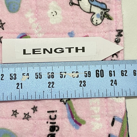 Handmade Handcrafted Baby Quilted Small Blanket Multicolored Peppa Pig - Picture 6 of 8